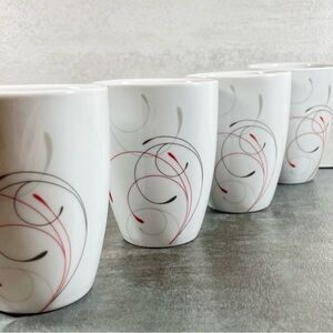 Corelle Coordinates SPLENDOR 12-oz Porcelain Coffee Mug Set of 8 *discontinued